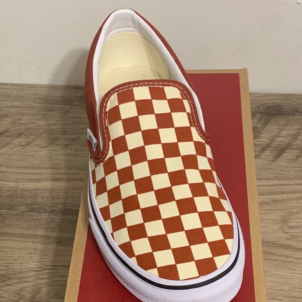 Red Checkered Vans